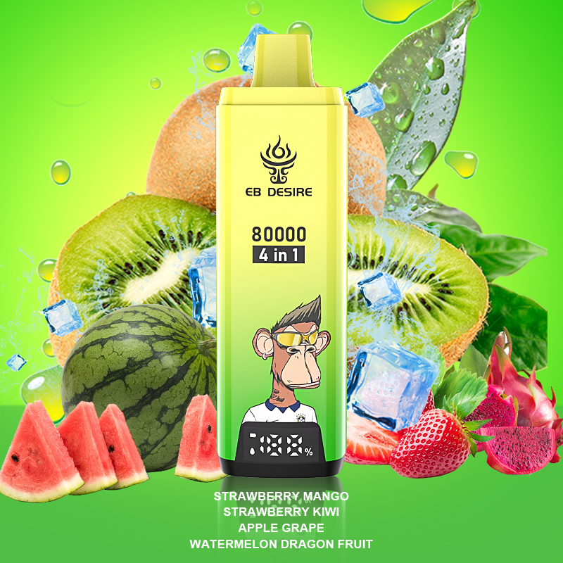 7. Strawberry Mango + Strawberry Kiwi + Apple Grape + Watermelon Dragon Fruit