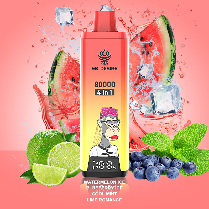 9. Watermelon Ice + Blueberry Ice + Cool Mint + Lime Romance