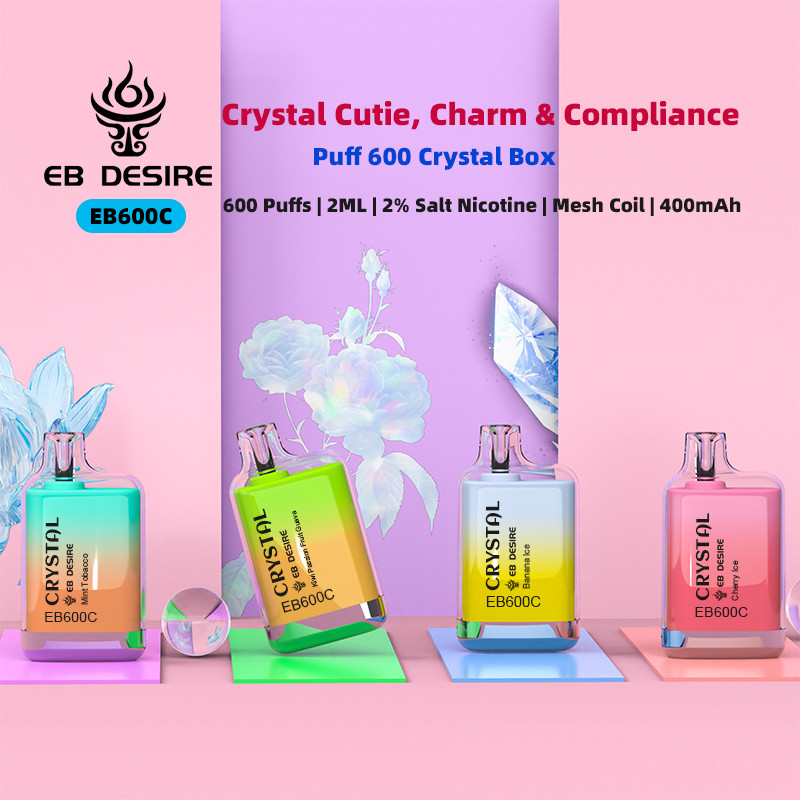 Eb Desire Puff 600 Crystal Box Charming Vape (1)