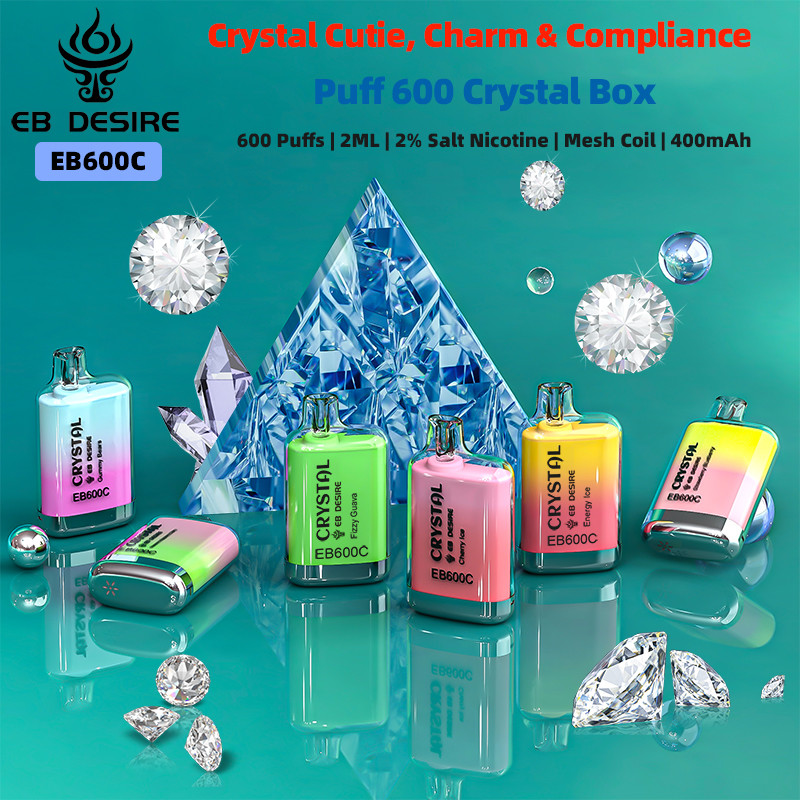China EB DESIRE Puff 600 Crystal Box Charming Disposable Vape factory and  suppliers